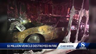 $1 million vehicle destroyed in fire leaving Monterey Car Week