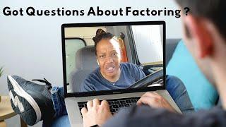 All Your Factoring Questions Answered | Step By Step Instructions | the Boxtruck Couple