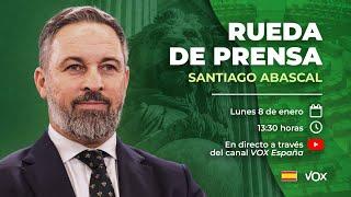  DIRECTO | Rueda de prensa de Santiago Abascal