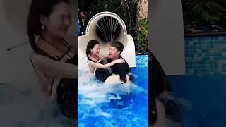 Unbelievable Boy Spends All Day in Water Just to Catch Girls Perfectly #shortsvideo