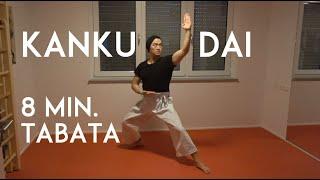 KANKU DAI - 8 min. tabata karate workout - real time training - TEAM KI