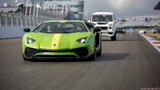 Lamborghini Aventador LP750-4 SuperVeloce on Track ! Accelerations, Revs & Downshifts