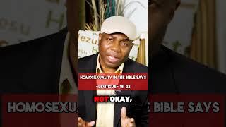 Do not practice homosexuality #lgbt #Gay #christianity #biblestudy #bigoliveofficial #worship