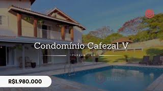 Chácara incrível com 6 dormitórios no condomínio Cafezal V em Itupeva/SP | R$1.980.000,00