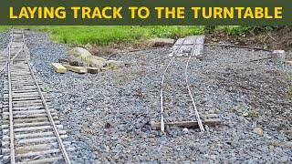 We're FINALLY Laying track to the pit!: Turntable Restoration Part 2