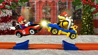 Christmas Crash and Bump - Mario Kart Hot Wheels