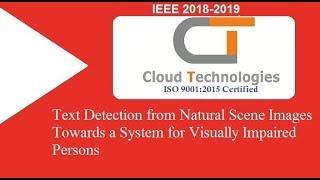 Text Extraction from Complex Images | Cloud Technologies | IEEE Projects Hyderabad | Ameerpet