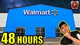 48 HOUR OVERNIGHT CHALLENGE IN WALMART!!! (PART 1)