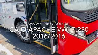 Ônibus urbano Caio Apache VW17.230 2016/2016 R$165.000,00 Vip Bus