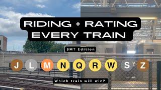 Riding Every NYC Subway Line and Rating it | BMT Edition