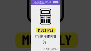 Math Magic Tricks - Math Tricks - Easy Math Tricks - Fun with Math #mathmagic