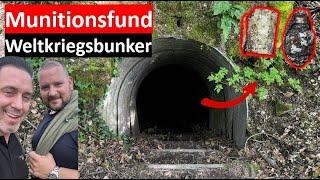 Heftiger Fund in deutscher Stellung: Granatenlager und weitere Waffen in Höhle entdeckt!