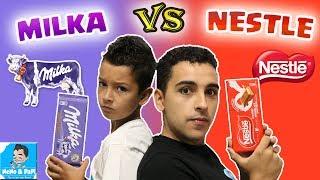 Chocolate NESTLE Vs Chocolate MILKA ¿¿ Cual es Mejor Chocolate ?? | NeNo & PaPi |