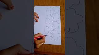 easy to draw forest 