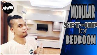 TV MODULAR SETUP | ENTERTAINMENT SETUP FOR BEDROOM | MODERN CABINETS | MACHO WOODWORKS PROJECT