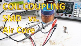 Crystal Radio--SMD vs Air Core Coil Coupling (Basic)(4K)