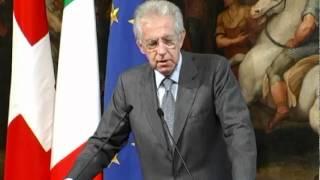 Monti - ''Su Italia commenti inappropriati' (12.06.12)