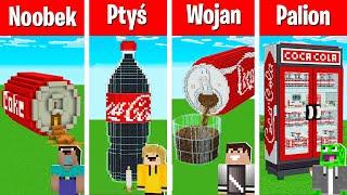 Minecraft COCA COLA DOM CHALLENGE: PALION vs WOJAN vs NOOBEK vs PTYŚ