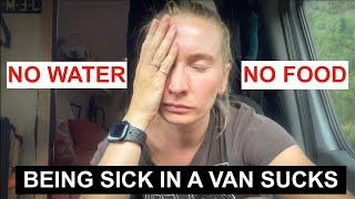 Getting sick in the van | Van Life Georgia Ep. 2