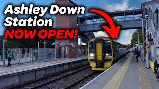 Ashley Down Station - the first ever train!