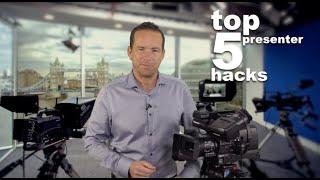 TV Presenter Training, Top Tips and Hacks