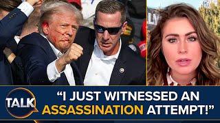 "I Just Witnessed Assassination Attempt" | Kinsey Schofield On Trump Rally Shooting With One Dead