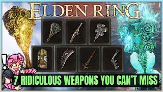 Elden Ring - 7 AMAZING Weapons You Need to Get - Watchdog's Staff & More - Best Weapon Location!