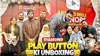 Big Unboxing Of ​⁠@arshadreelofficial  Diamond Play Button || Congratulations || Moon Vlogs