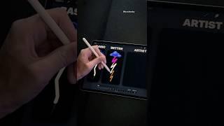 How to animate lightning in Procreate ️ #procreate #animation