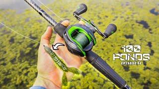 Fishing A Craw In The THICKEST Pond SLOP (100 Ponds Ep. 52)