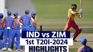 India vs zimbabwe 1st t20 2024 highlight | Full Highlights