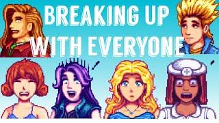 Breaking Up with All Bachelors and Bachelorettes - Stardew Valley