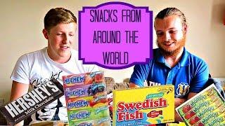 Trying World Snacks from Epcot! | TheDisneyGuys