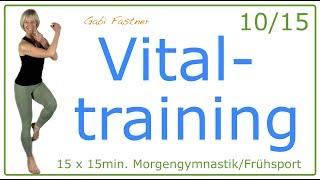 10/15  15 min. Vitaltraining | Brain- & Balance-Fitness ohne Geräte, im Stehen