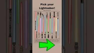 Choose your Lightsaber Part 2!