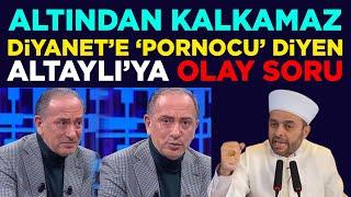 Halil Konakçı Hoca'dan Diyanet'i hedef alan Fatih Altaylı'ya olay soru