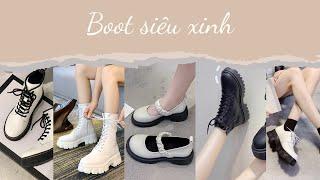 [Shopee haul] Tổng hợp những đôi boots không thể thiếu trên Shopee - hnhunee