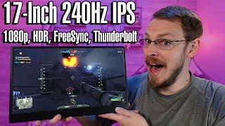 A portable monitor that DOESN'T suck! - Intehill 17" 240Hz IPS