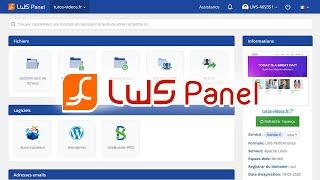 Présentation de l'espace client LWS Panel