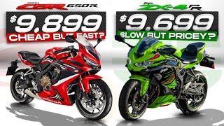 Kawasaki ZX-4RR vs Honda CBR650R ┃  Why not simply get the Faster CBR for the same price?