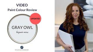 UPDATED!  Paint Colour Review: Gray Owl, Benjamin Moore OC-52
