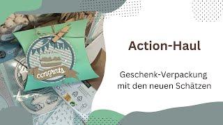 Action Bastel-Haul | Geschenk-Verpackung basteln | Stanzen, Gift Box,...| Basteln mit Action-Stanzen