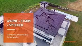 Plus-Energie Haus - Solarwärme, -strom & -speicher