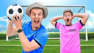 Rik & Jesper Doen Voetbal Challenges!