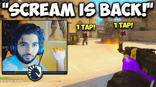 SCREAM IS BACK! HIS AIM IS STILL INCREDIBLE! CSGO Twitch Clips