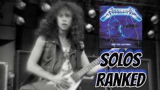 Metallica Ride The Lightning Solos Ranked