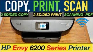 How To Copy, Print, Scan With HP Envy 6200 Series Printer ?