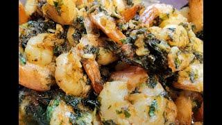 GARLIC BUTTER SHRIMP RECIPE IN 10 MINUTES| BY WORLDFAMOUSFOODZ