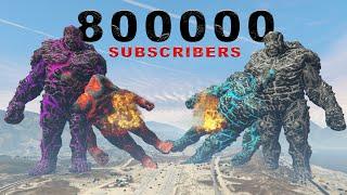 Lava God Pinky God Ice God Black God Fight With Themselves Franklin Shinchan Celebrate 8 Lakh Subs 