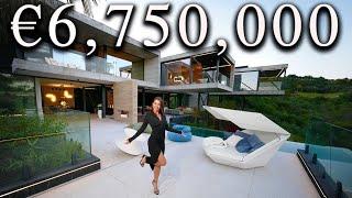 Touring a €6,750,000 FLOATING Concrete House!!